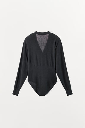 KNIT BODYSUIT WITH PADS