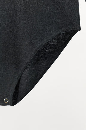 KNIT BODYSUIT WITH PADS