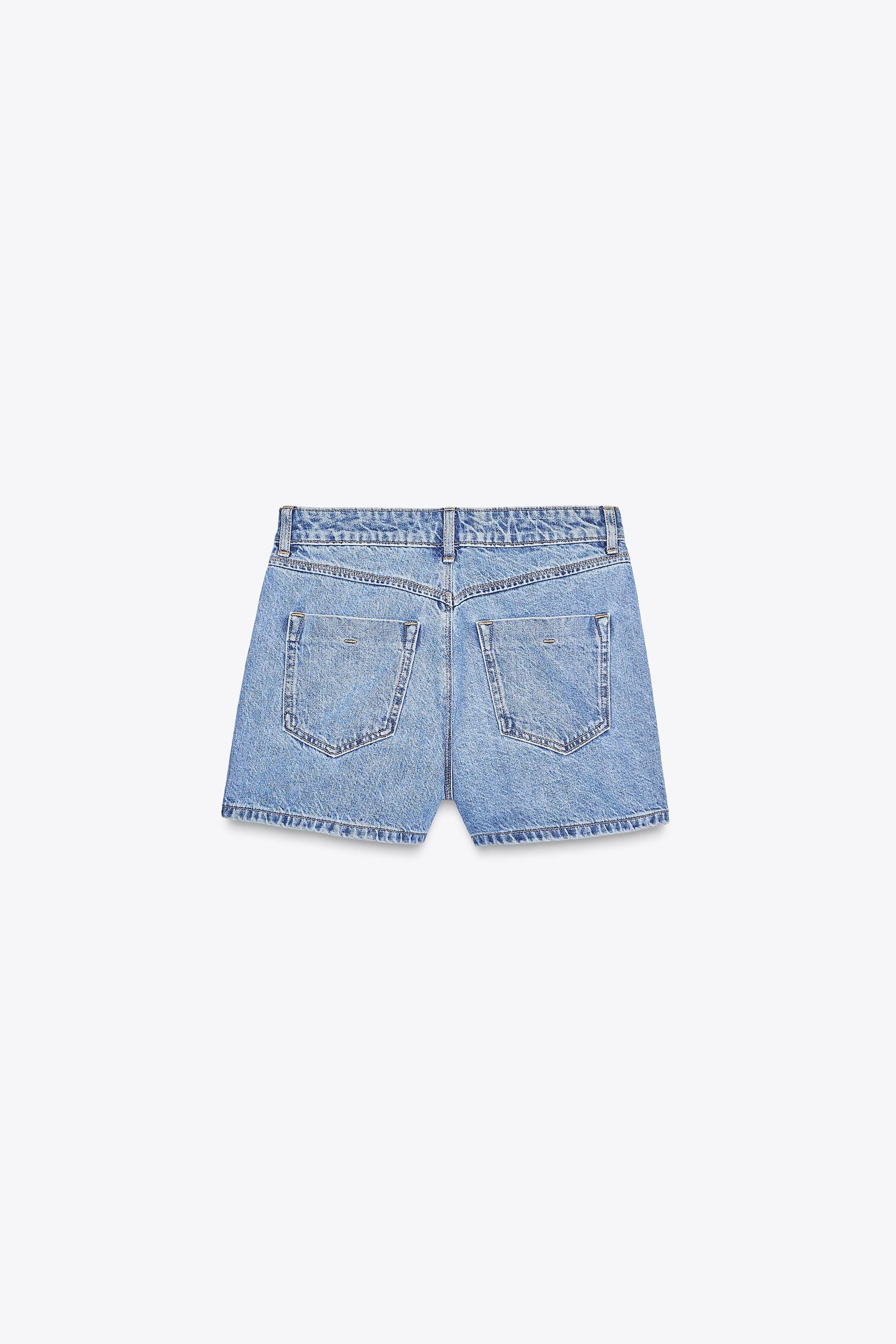 Wrap Denim Skort