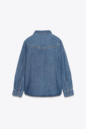 Fluid Denim Shirt