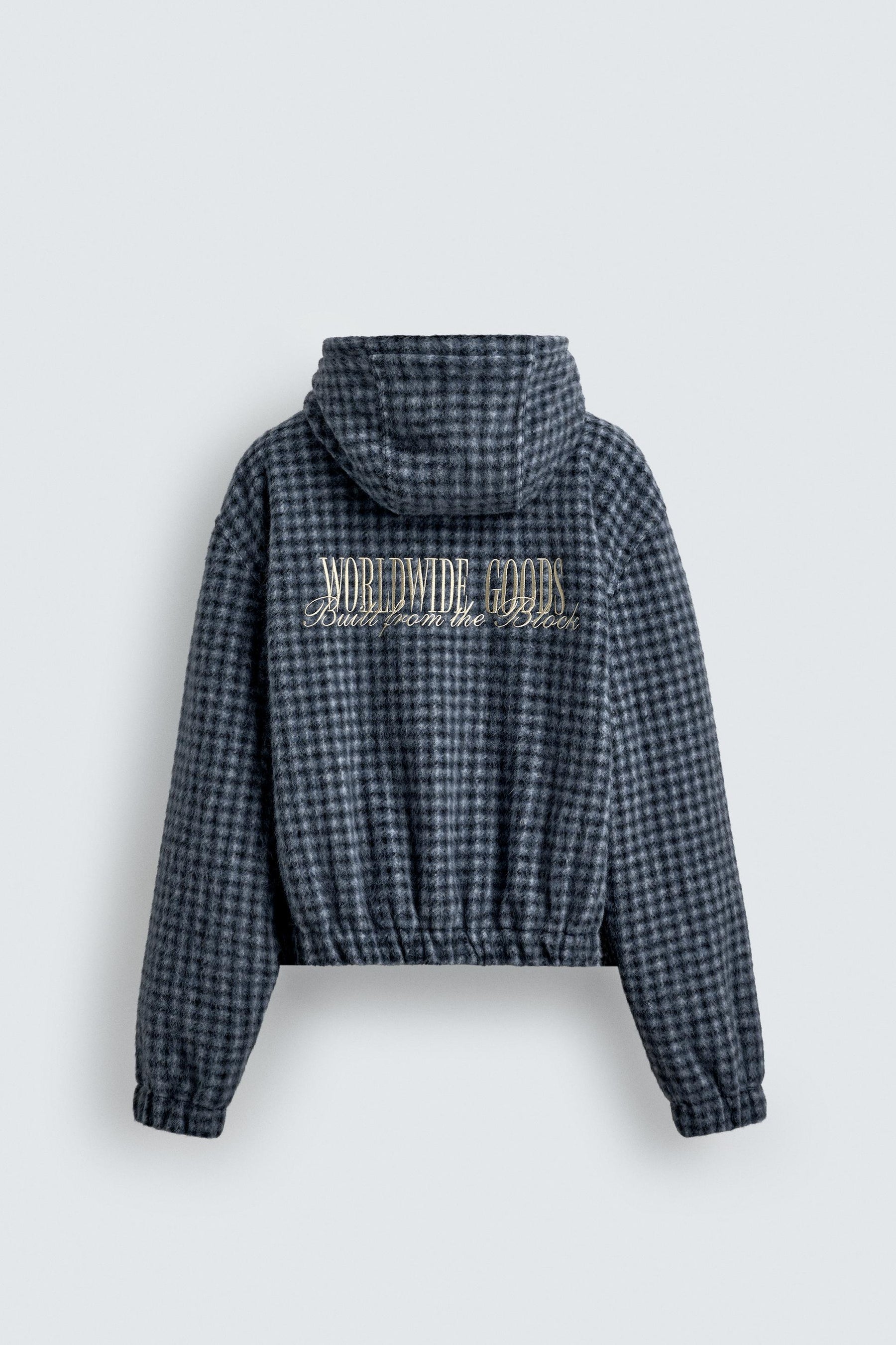 Hooded Plaid Shirt