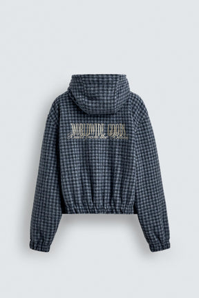 Hooded Plaid Shirt