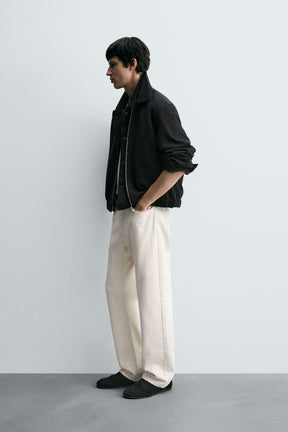 TEXTURED TWILL JACKET - Image 4