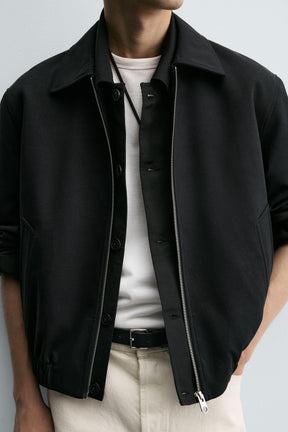 TEXTURED TWILL JACKET - Image 6