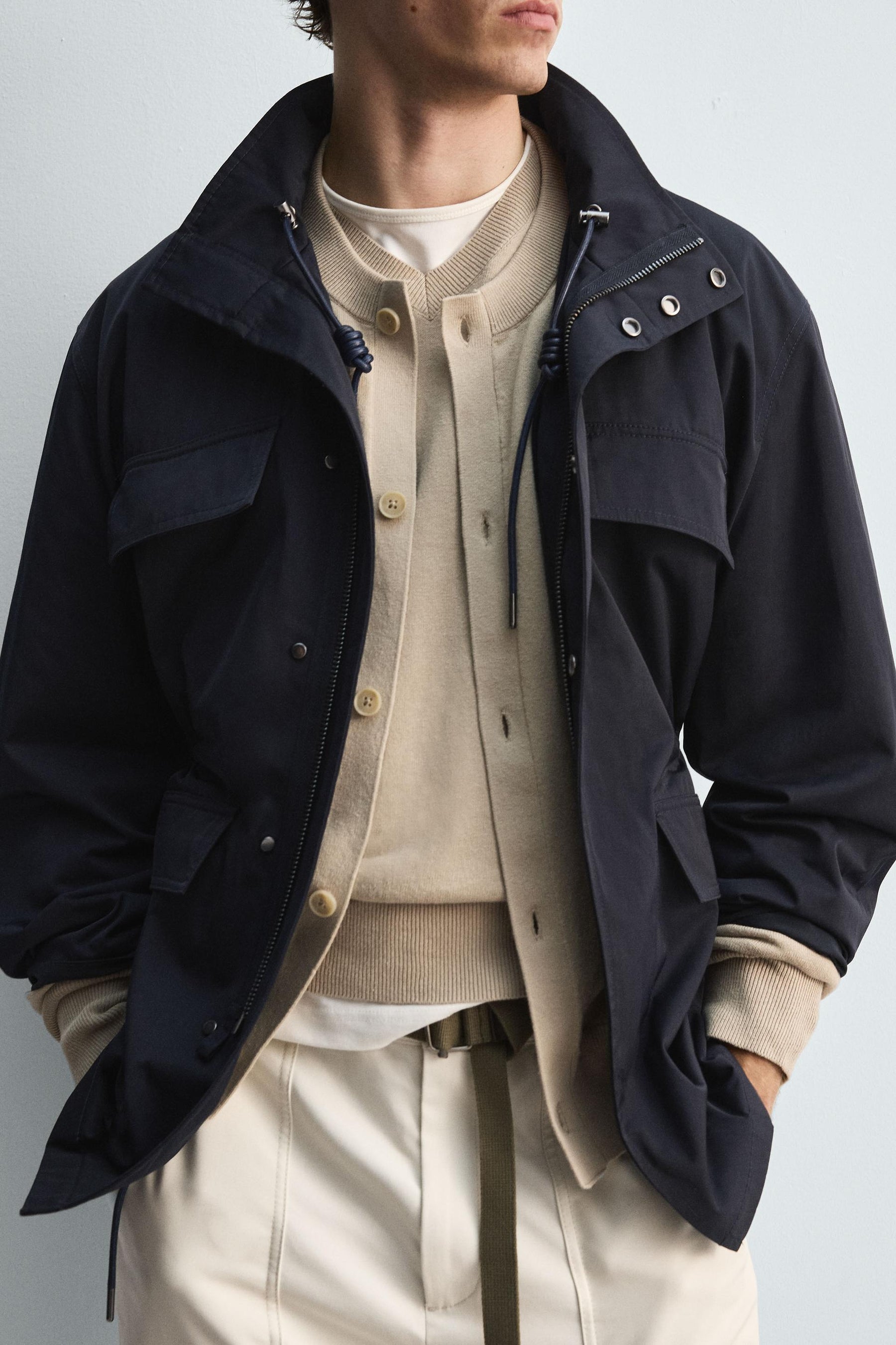TECHNICAL PARKA WITH POCKETS - Image 6