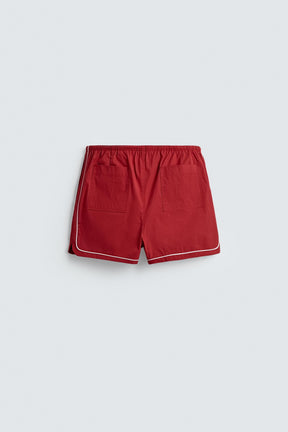 CONTRAST TRIM SHORTS - Image 8