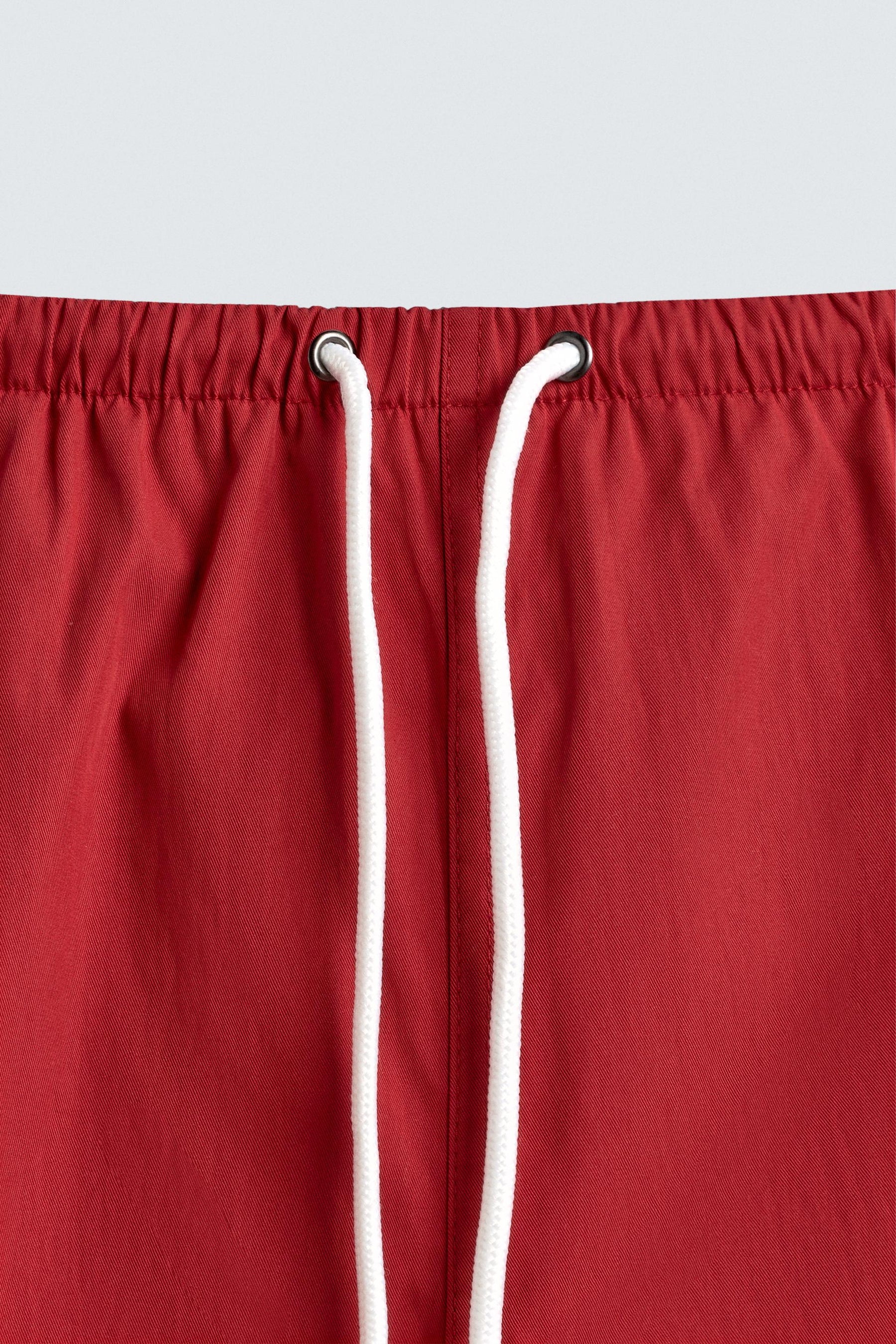 CONTRAST TRIM SHORTS - Image 9