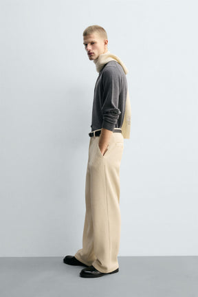 WIDE-LEG CORDUROY TROUSERS - Image 4