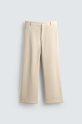 WIDE-LEG CORDUROY TROUSERS - Image 7