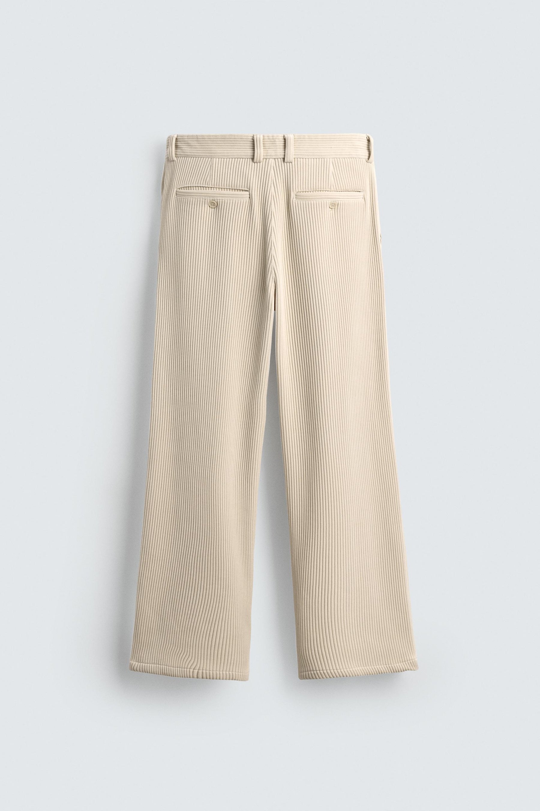 WIDE-LEG CORDUROY TROUSERS - Image 8