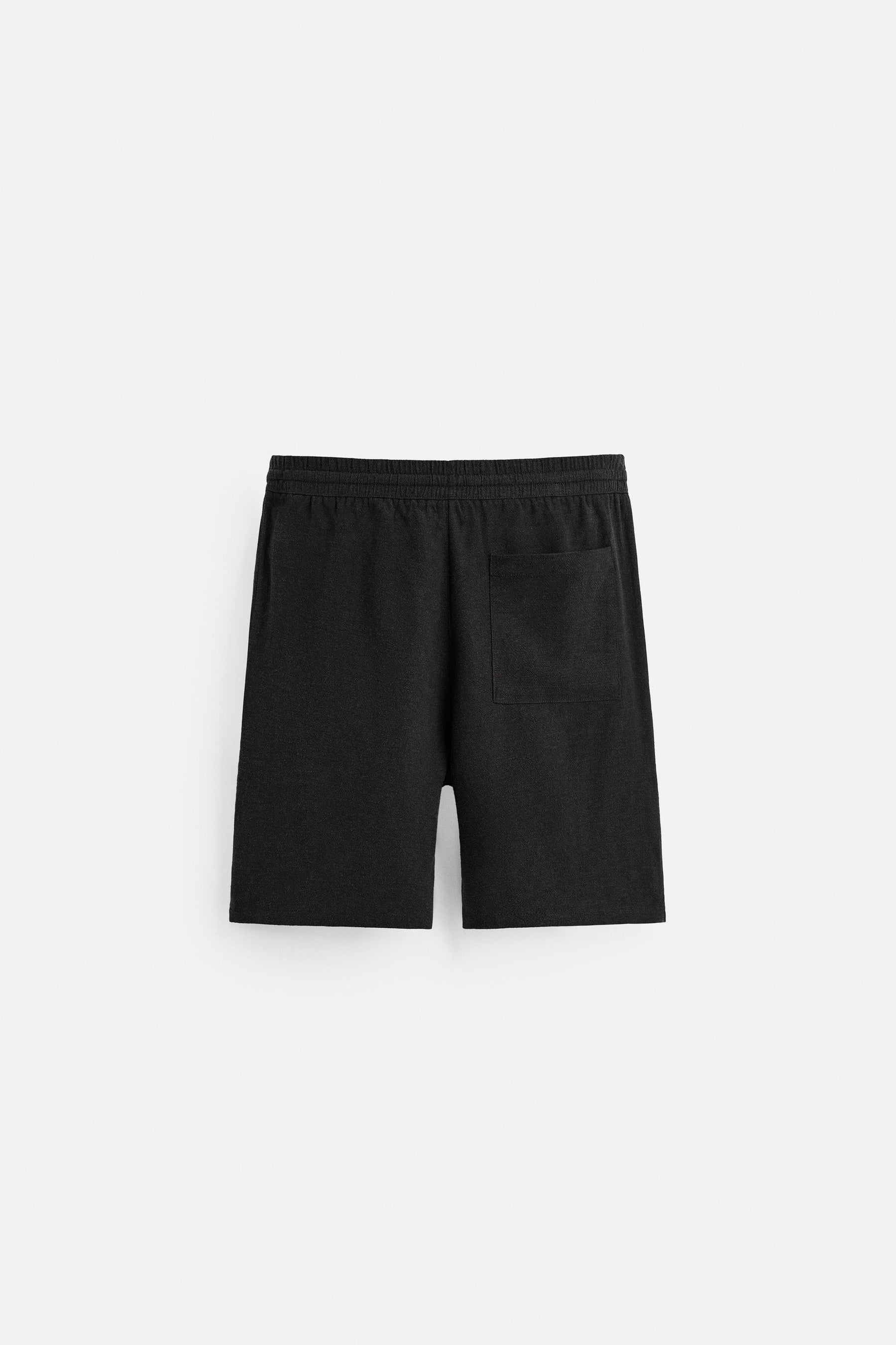 LINEN - VISCOSE BERMUDA SHORTS - Image 7