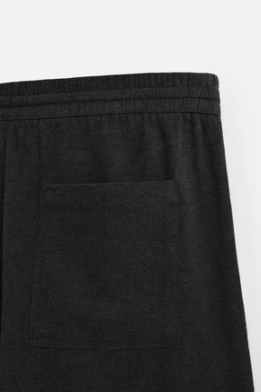 LINEN - VISCOSE BERMUDA SHORTS - Image 9