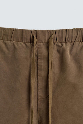 LYOCELL-COTTON RELAXED FIT BERMUDA SHORTS - Image 9