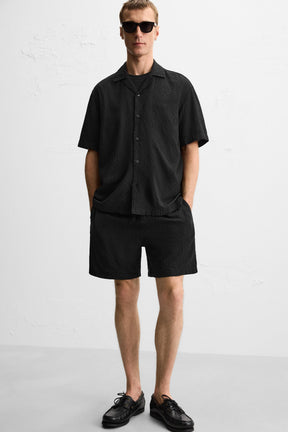 GEOMETRIC JACQUARD BERMUDA SHORTS - Image 6