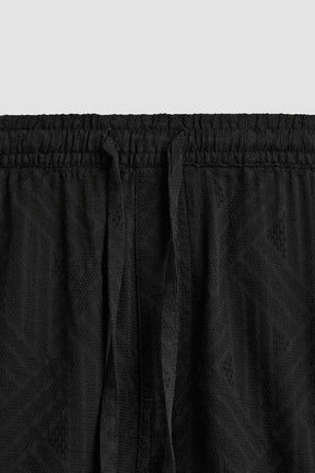 GEOMETRIC JACQUARD BERMUDA SHORTS - Image 9