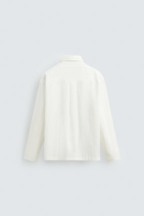 STRIPED TEXTURED SHIRT - Image 8