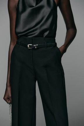 Turn-Up Hem Trousers