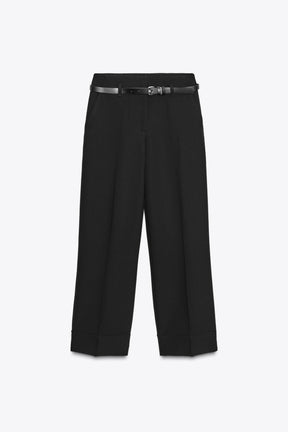 Turn-Up Hem Trousers