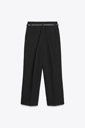 Turn-Up Hem Trousers