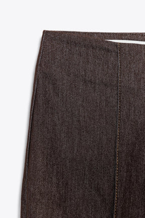 FLARE TROUSERS WITH CONTRAST