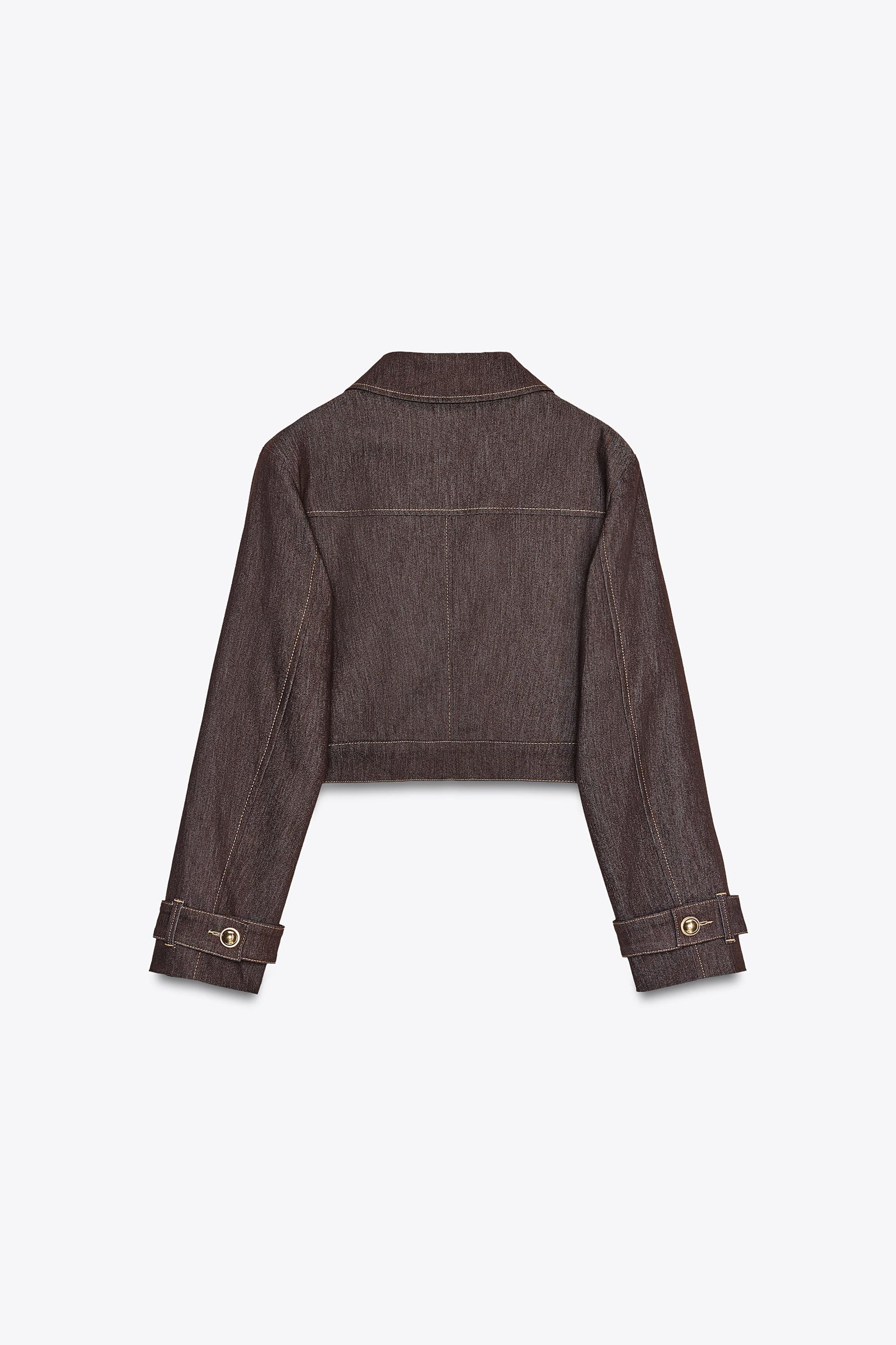 Jacke mit Kontrastnähten