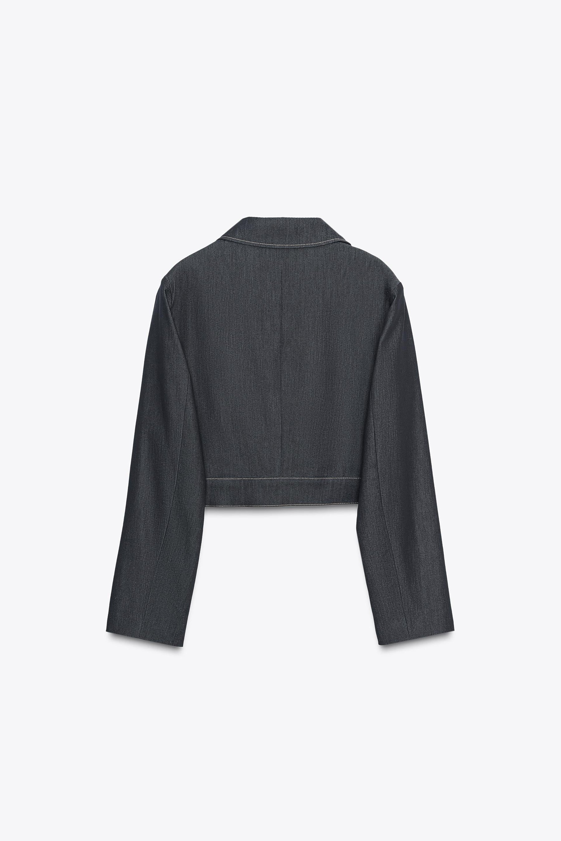 Kurze Kontrastjacke