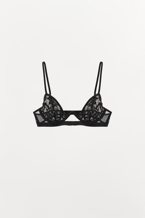 Lace underwired bra