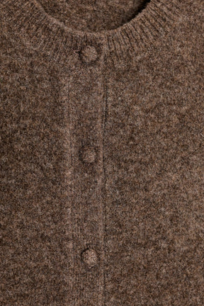 Knit Cardigan with Covered