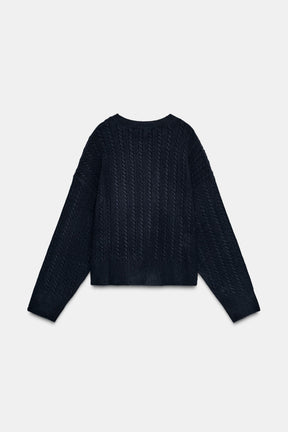 CABLE-KNIT JUMPER - Image 4