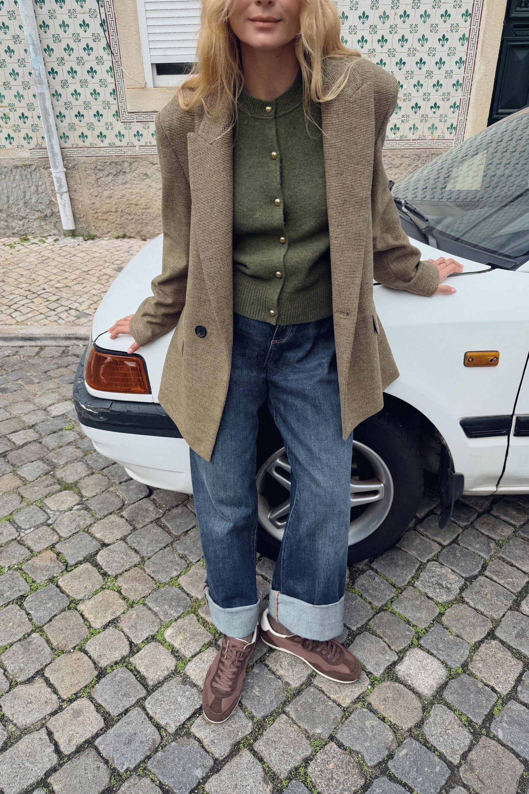 Ball-button Cardigan