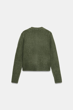 Ball-button Cardigan