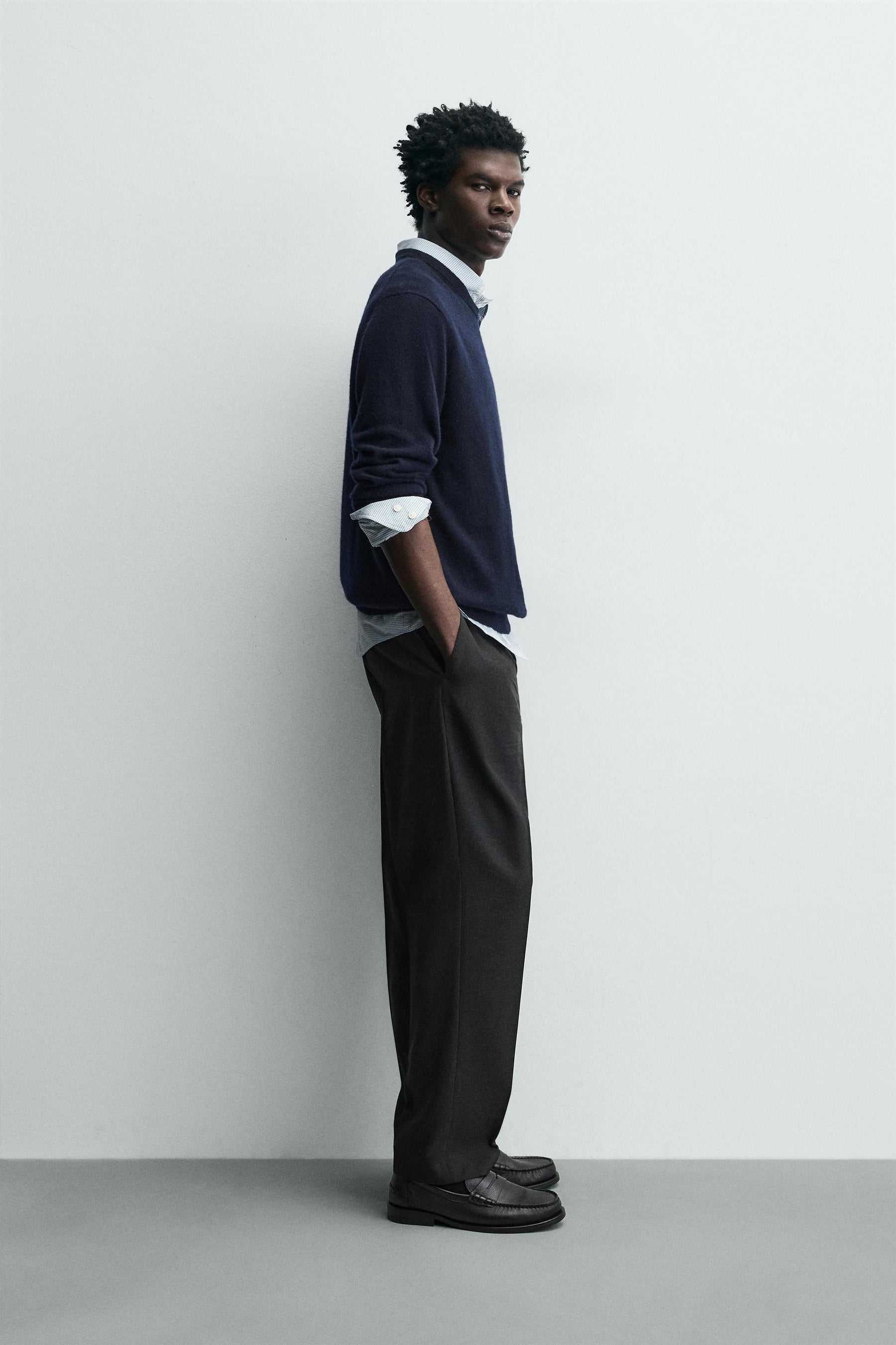 Pleated Regular Trousers