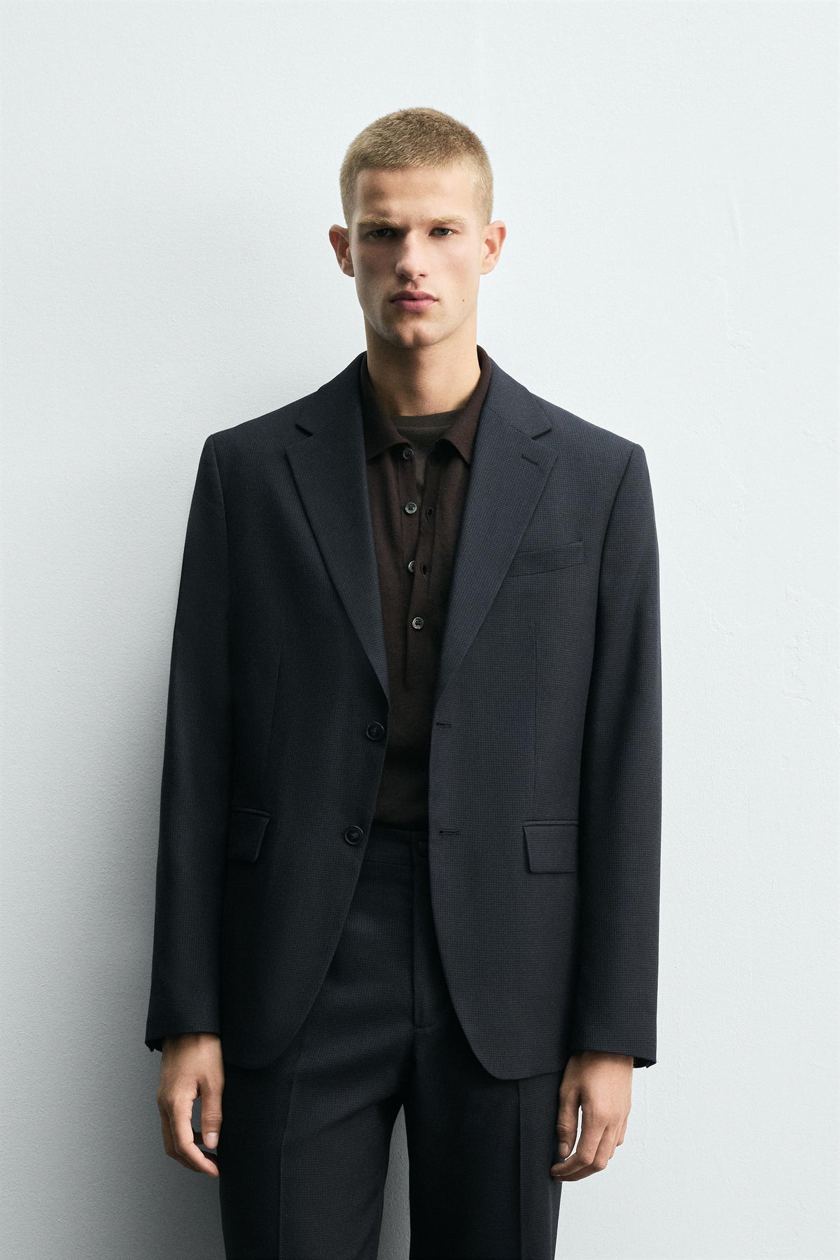 HOUNDSTOOTH SUIT BLAZER - Image 2