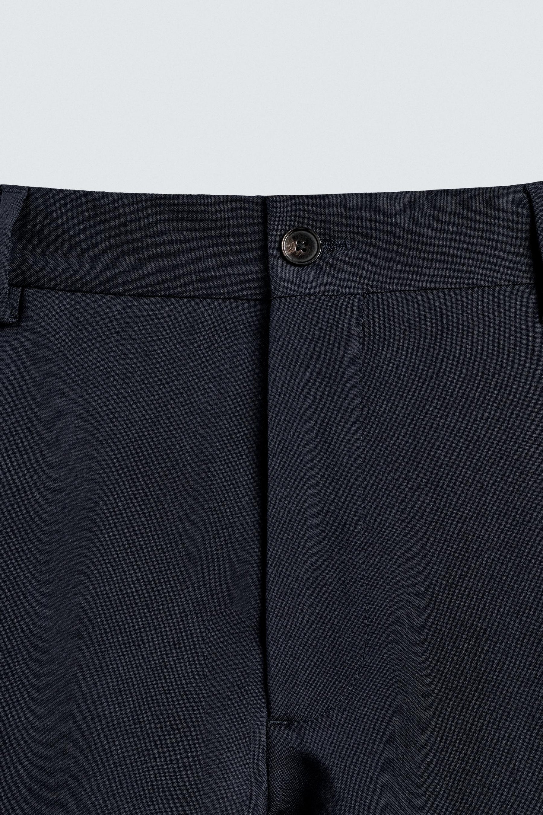 WOOL SUIT TROUSERS - Image 9