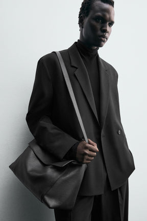 DOUBLE-BREASTED WOOL BLEND SUIT BLAZER - Image 6