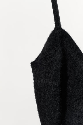 Faux Fur Polyamide Bodysuit