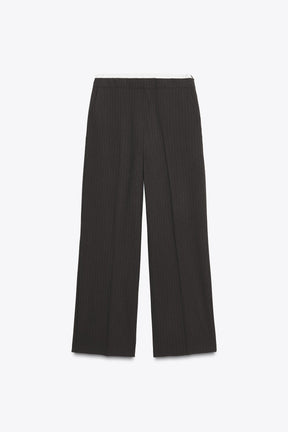 STRAIGHT-LEG TROUSERS DOUBLE WAIST
