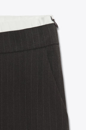 STRAIGHT-LEG TROUSERS DOUBLE WAIST