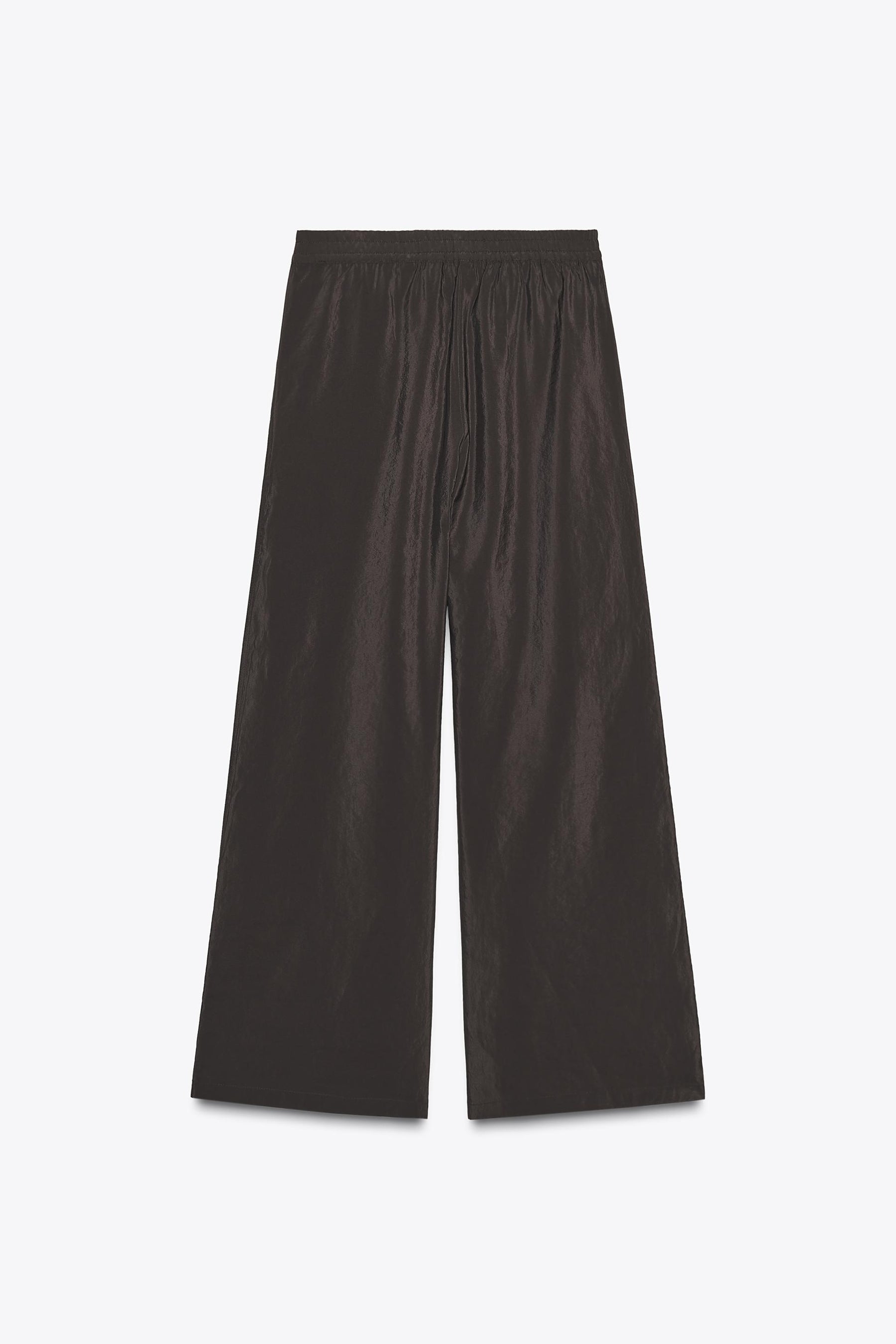 Elastic Waist Wide Trousers