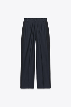 Striped side trousers