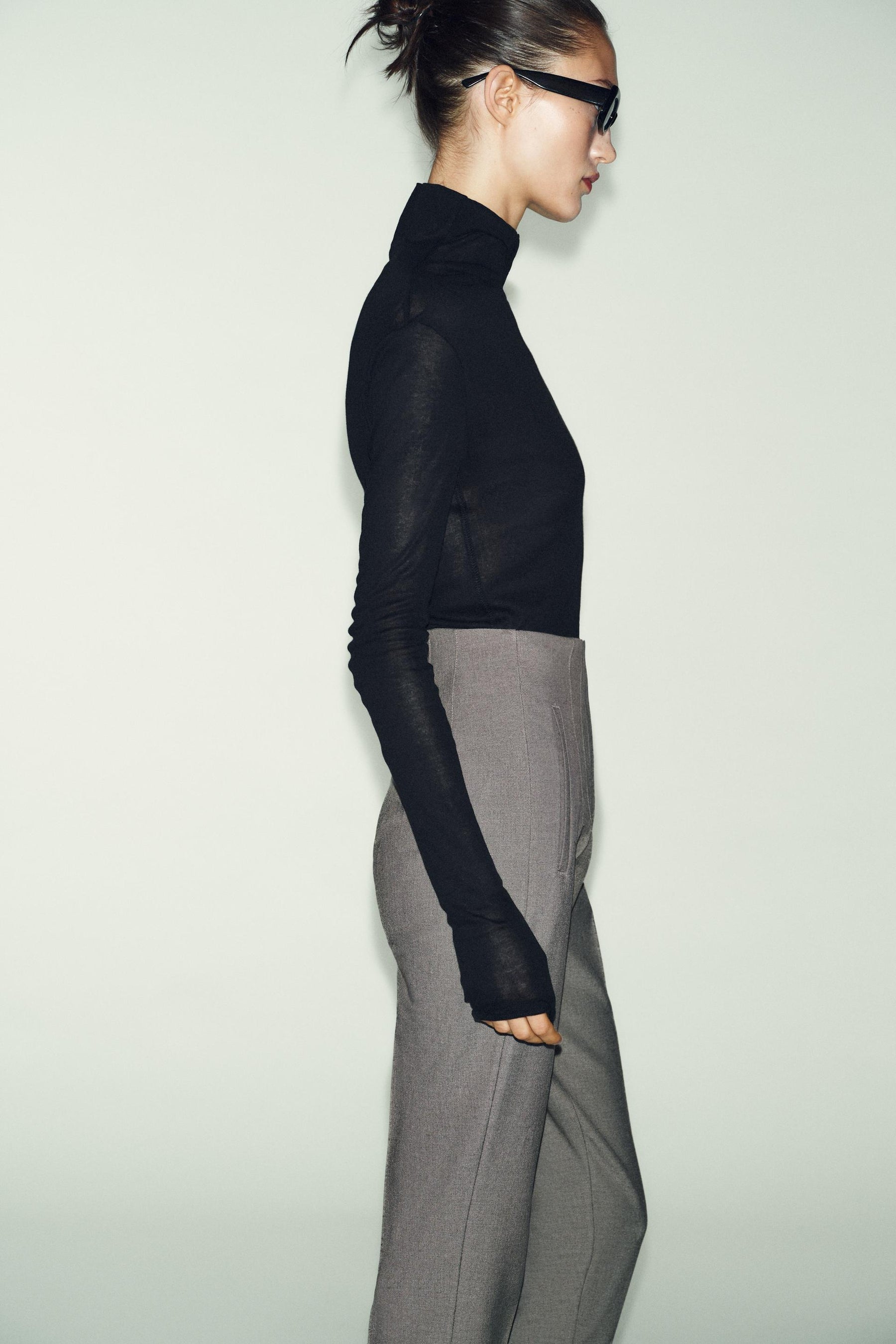 Hochtaillierte Hosen