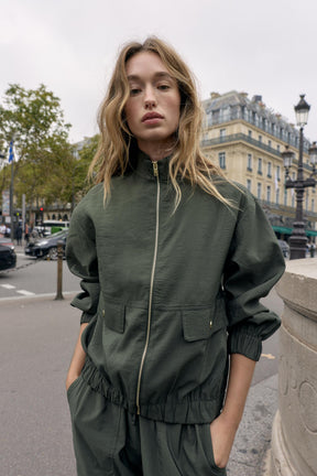 HIGH-NECK BOMBER JACKET - Image 2