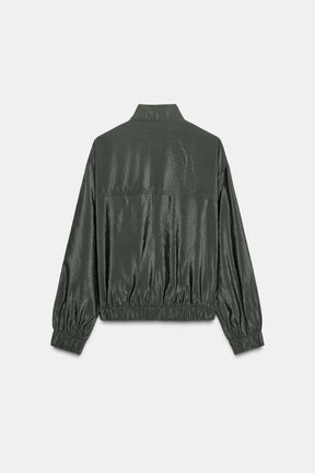 HIGH-NECK BOMBER JACKET - Image 6
