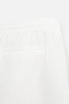 100% LINEN BERMUDA SHORTS - Image 9