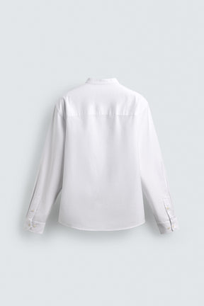 OXFORD SHIRT WITH STAND-UP COLLAR - Image 7