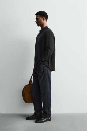 OXFORD SHIRT WITH STAND-UP COLLAR - Image 4