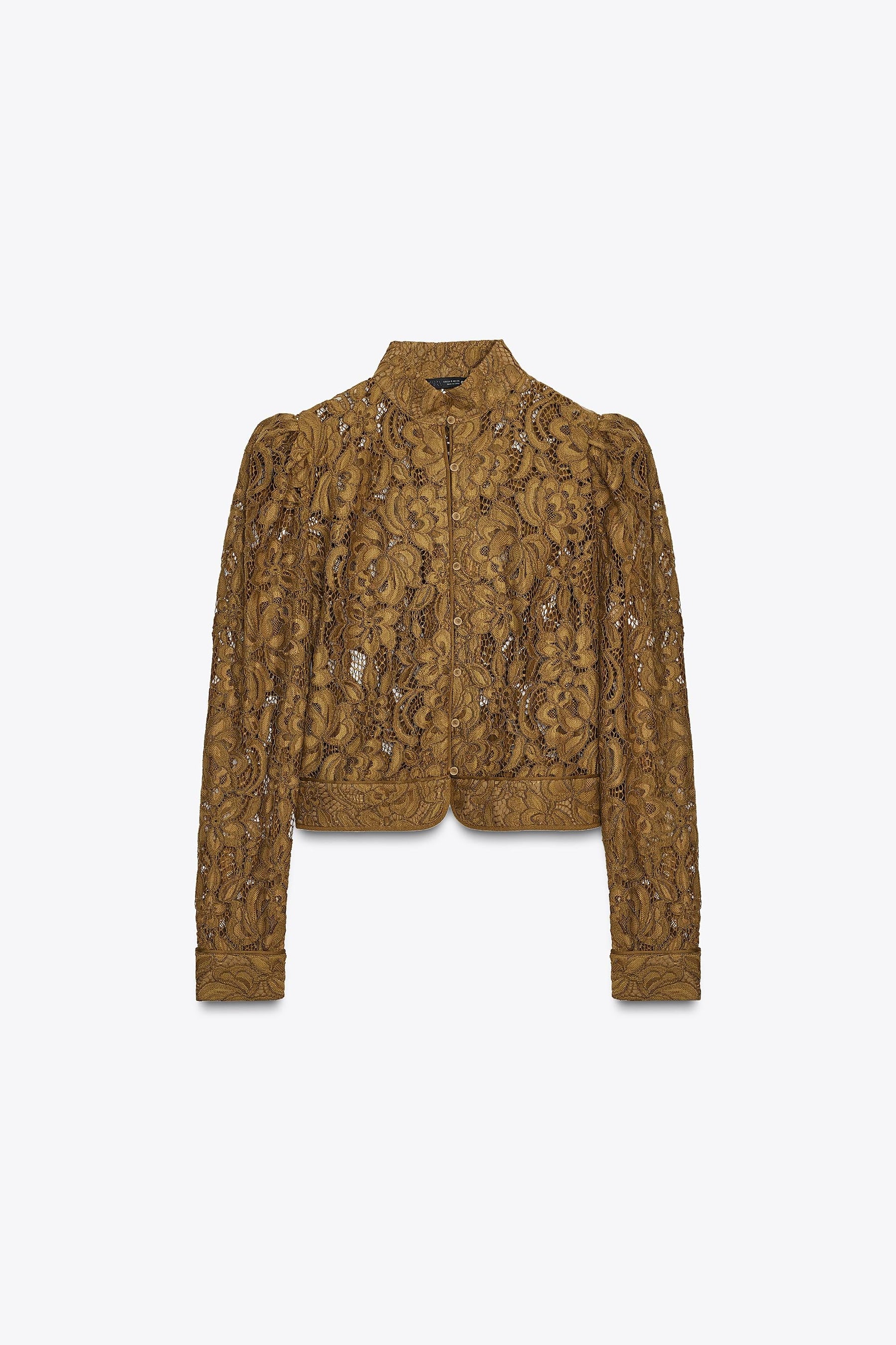 ZW COLLECTION LACE JACKET WITH PUFF SLEEVES - Image 4