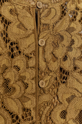 Spitzenjacke mit Puffärmeln