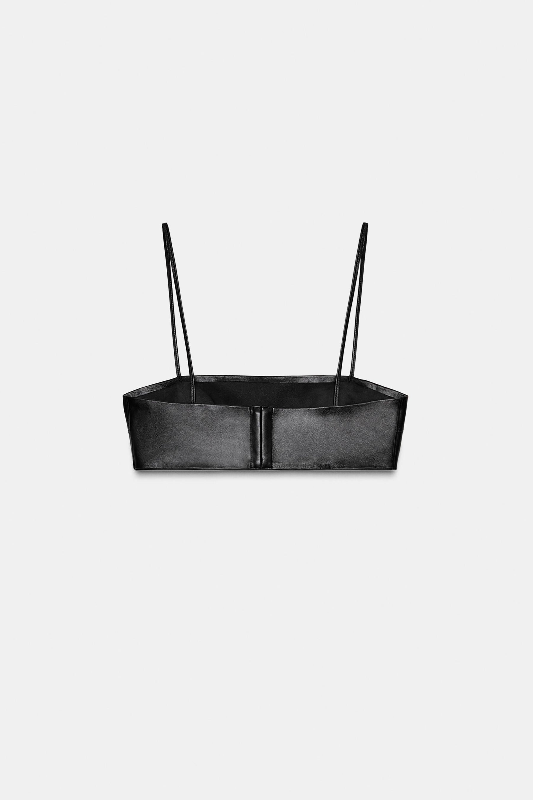 Leather Bandeau Top Limited