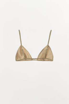 METALLIC TRIANGLE BRALETTE